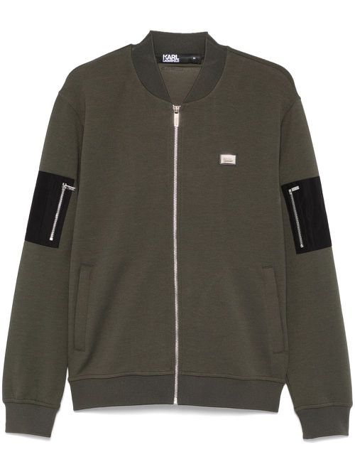 Zip-up sweatshirt - Green