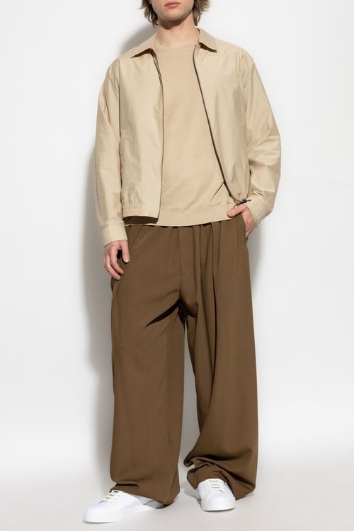 Lightweight Jacket With Collar, Men's, Beige