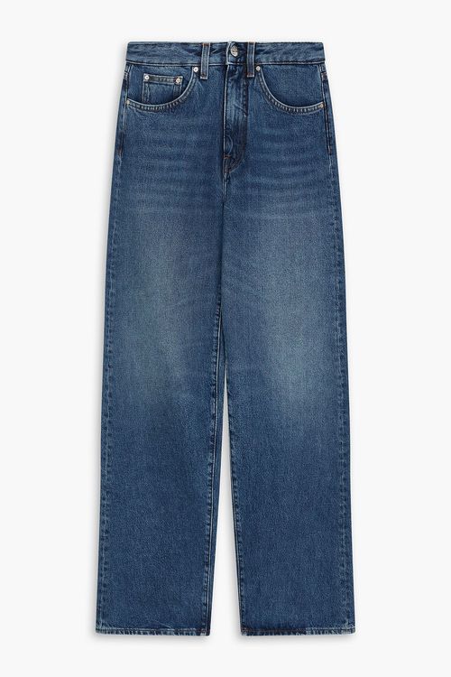 High-rise wide-leg jeans - Blue - 24W/ 34L