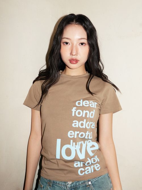 Lettering T-shirt