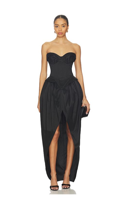 Camila Coelho ROBE AMARANTA en Black. L. Also en M, S