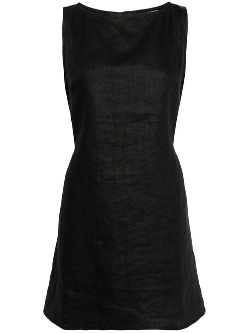 Lui linen minidress - Black