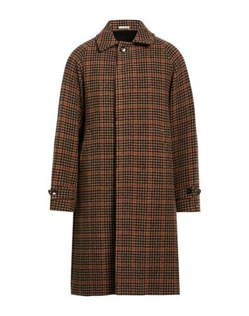 Man Coat Dark brown Size 40 Virgin Wool