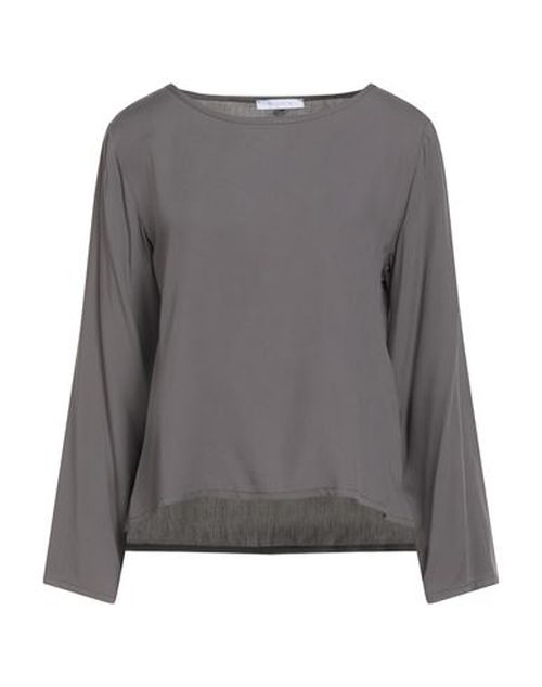 Woman Top Gunmetal Size M Viscose