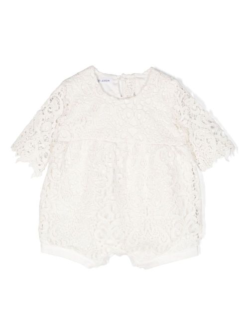 Broderie-anglaise cotton shortie - White