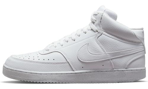 Nike Men Low-Top Sneakers basketball shoe, White, 11 US