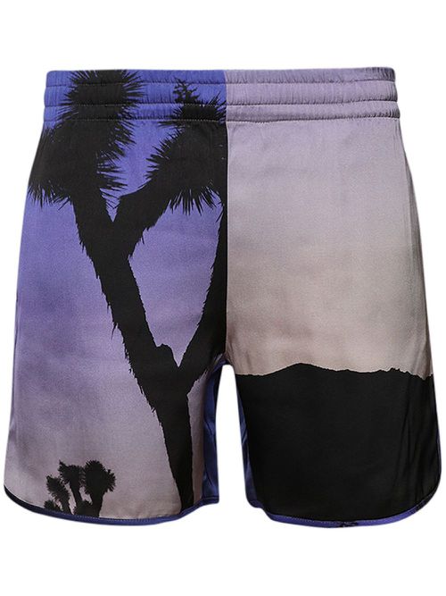 Volcanic track shorts - Purple
