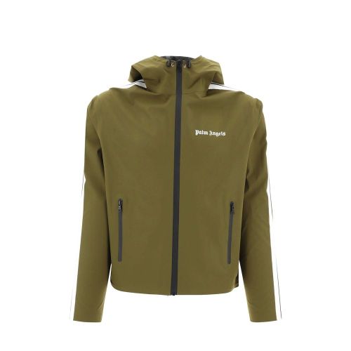 Polyurethane Hooded Jacket — Olive