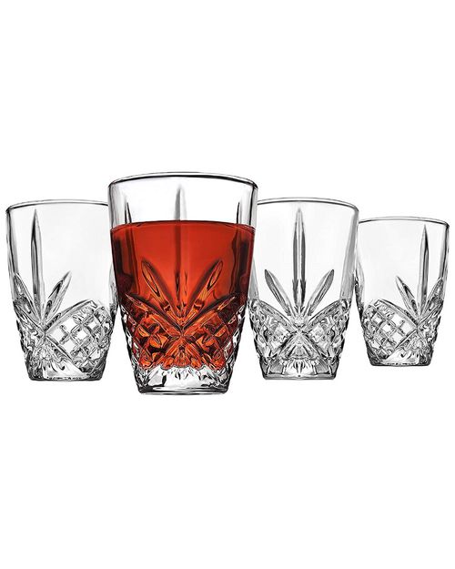 Set Of 4 Dublin Crystal Juice Glasses