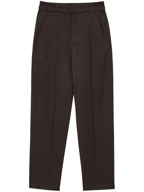 Soft tailored trousers - Brown