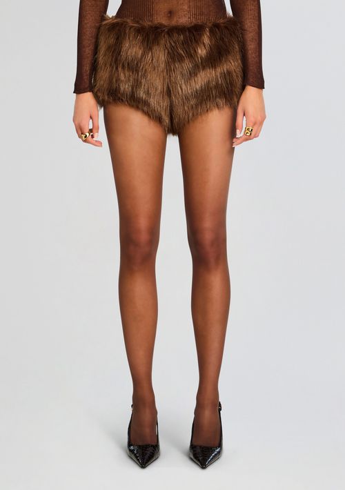 Arista Faux Fur Shorts