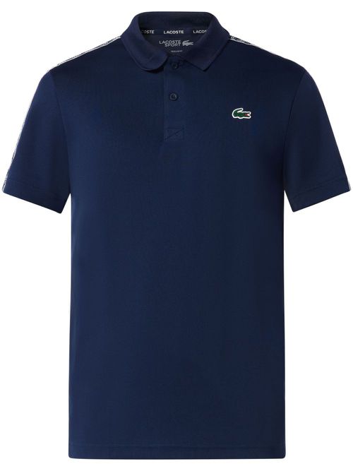 Logo-embroidered polo shirt - Blue