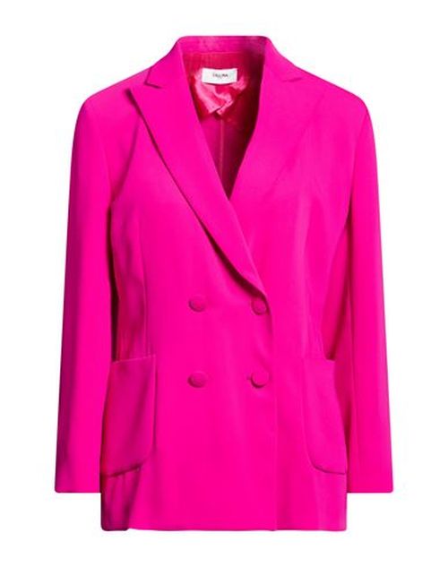 Woman Blazer Fuchsia Size 4 Linen