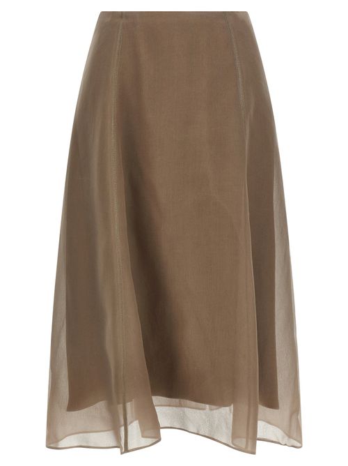 Circle Skirt — Taupe