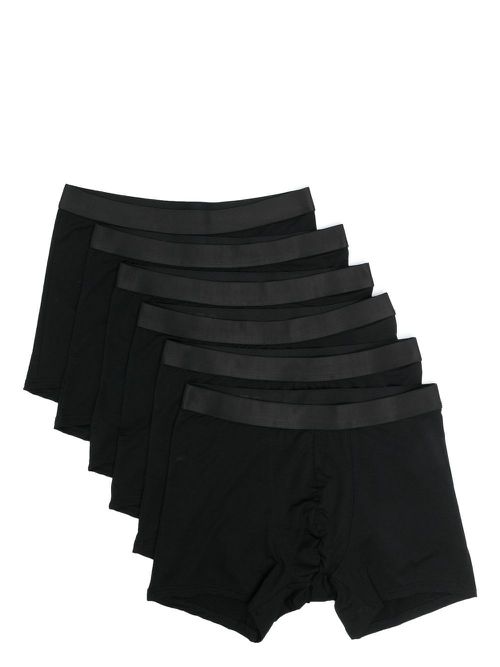 Logo-waistband boxer pack - Black