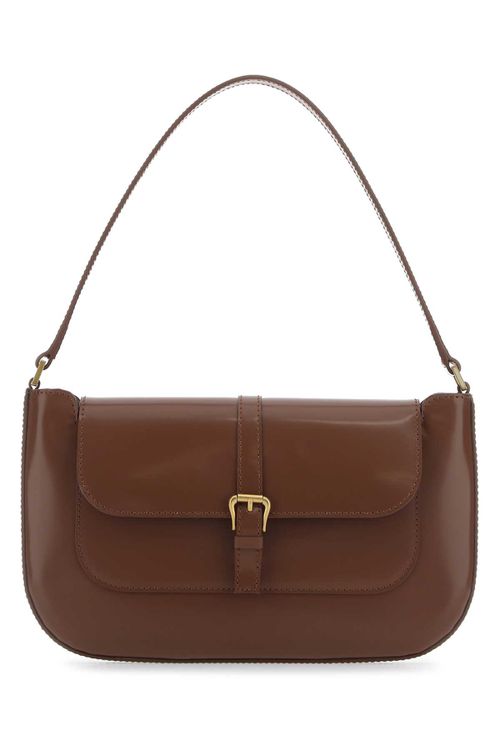 Brown Leather Miranda Shoulder Bag