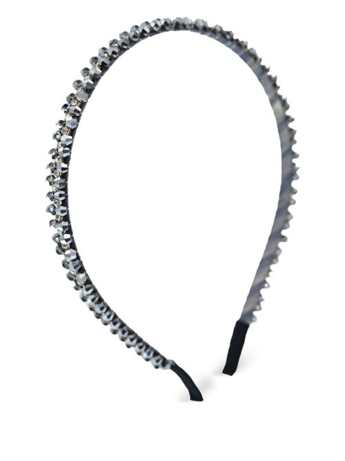 Crystal-embellished headband - Silver