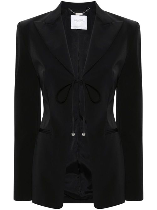 Monopetto single-breasted blazer - Black