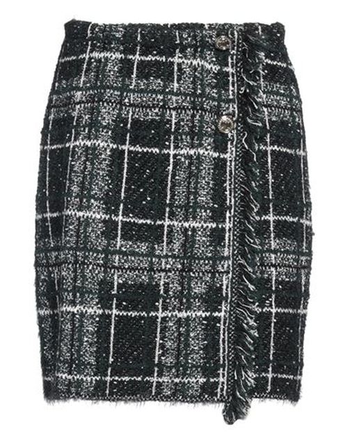 Woman Mini skirt Deep teal Size 6 Nylon, Mohair wool, Acrylic, Cotton