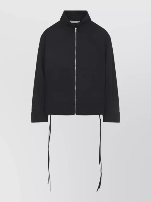 Mordecai - layered jacket point collar adjustable drawstring