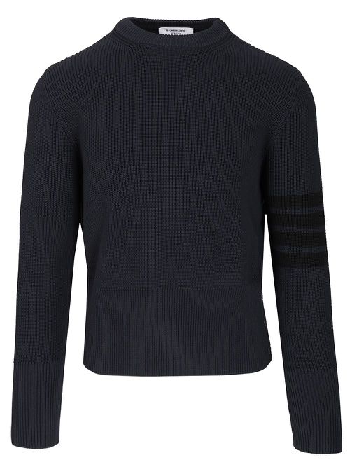 Cotton Sweater Knitwear Blue