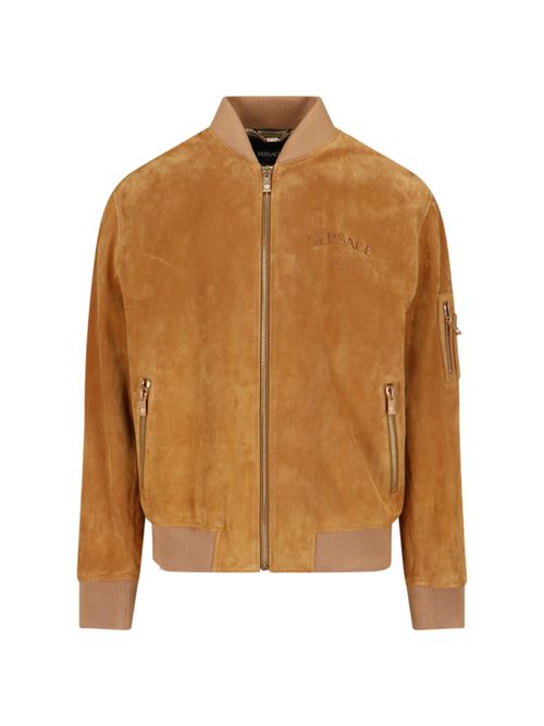 Suede Bomber Jacket