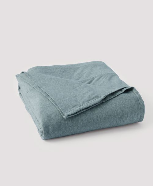 Home Smoke Heather Organic Favorite Tee Jersey Flat Sheet TX