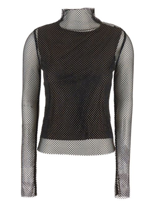 High-neck top