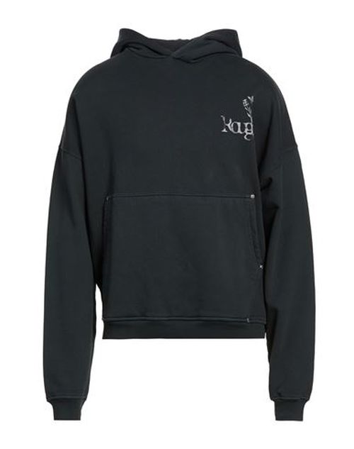 Man Sweatshirt Charcoal Size L Cotton