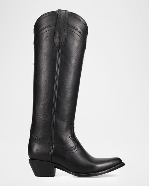 Sacha Leather Knee-High Boots