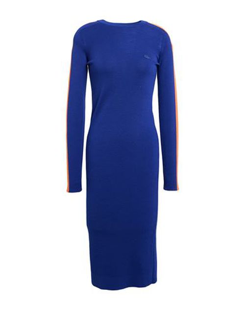 Woman Midi dress Bright blue Size 4 Wool