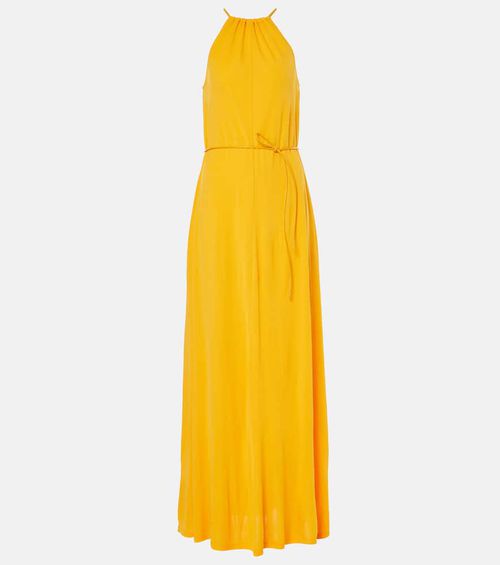 Lenny belted jersey maxi dress
