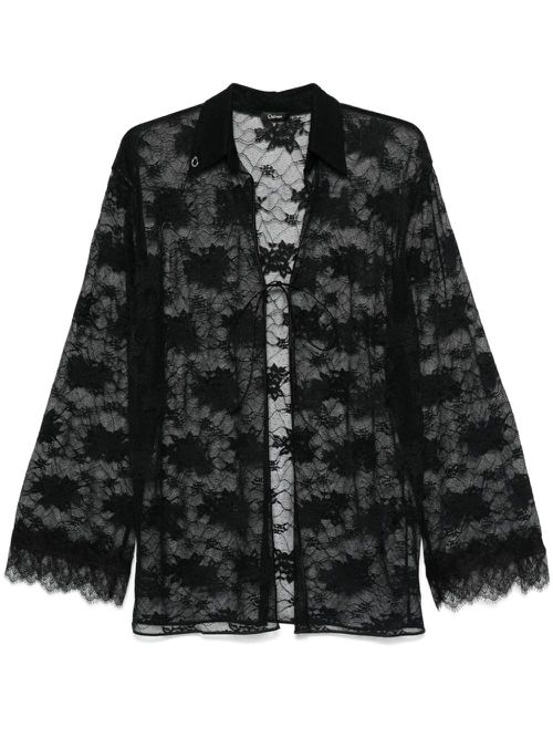 Lace shirt - Black