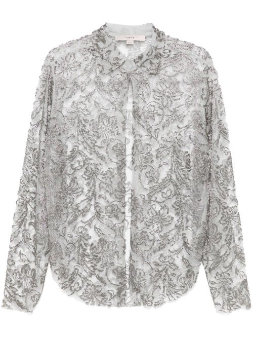 Open-front shirt - Grey