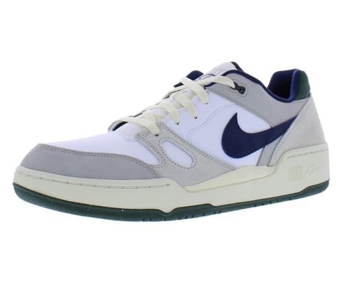 Nike Full Force Low Men's Shoes (FZ3595-100, White/Light Iron Ore/Light Bone/Midnight Navy)