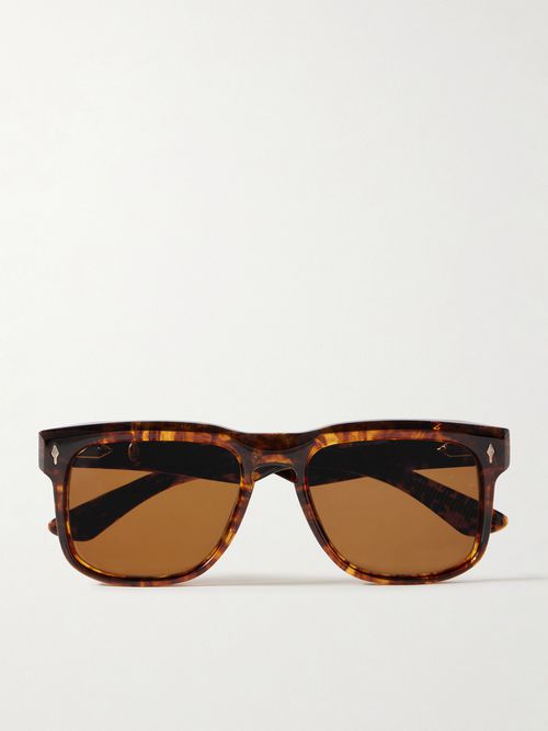 Wesley D-frame Tortoiseshell Acetate Sunglasses
