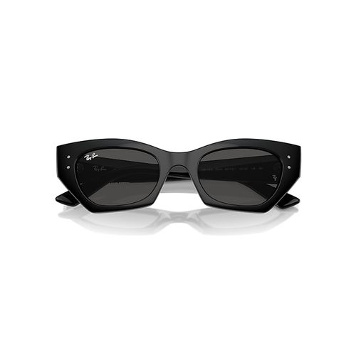 Ray-Ban Zena Bio-based Sunglasses Black Frame Grey Lenses 52-22