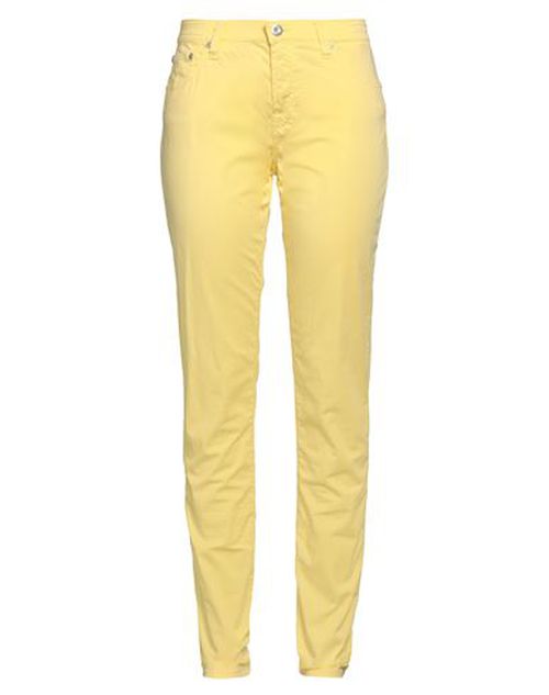 Jacob Cohёn Woman Pants Yellow Size 32 Cotton, Elastane
