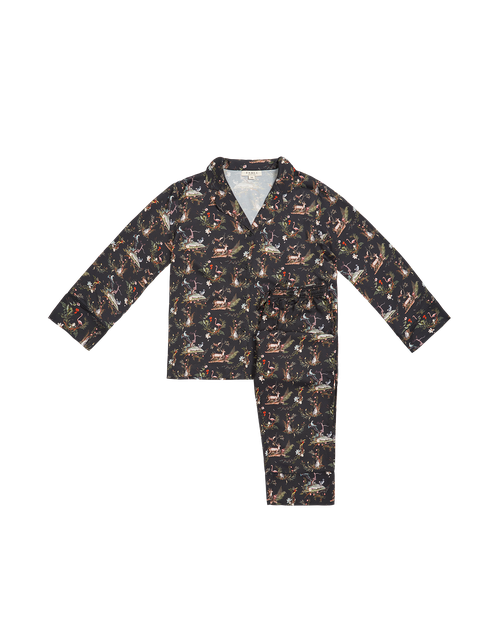 Fable England Pyjama Pays des Merveilles noir | Women's Pyjama