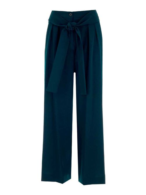 Wide leg trousers in blue