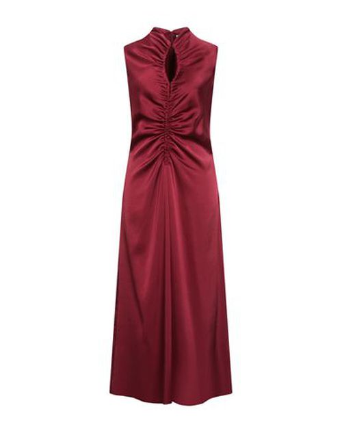 Woman Maxi dress Burgundy Size 2 Polyester