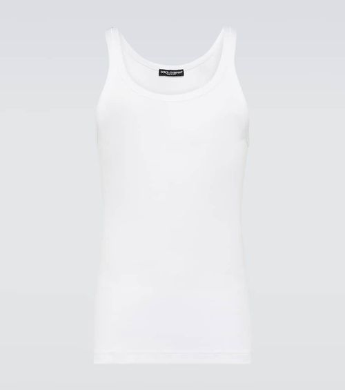 Cotton jersey tank top