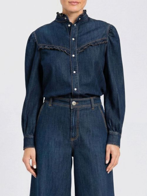 Shirt Woman color Denim