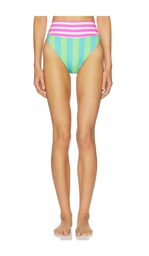 BEACH RIOT Highway Bikini Bottom in Pink,Green. - XS also in S, M