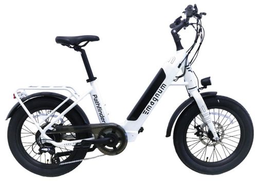 Pathfinder White 500W Electric Bike