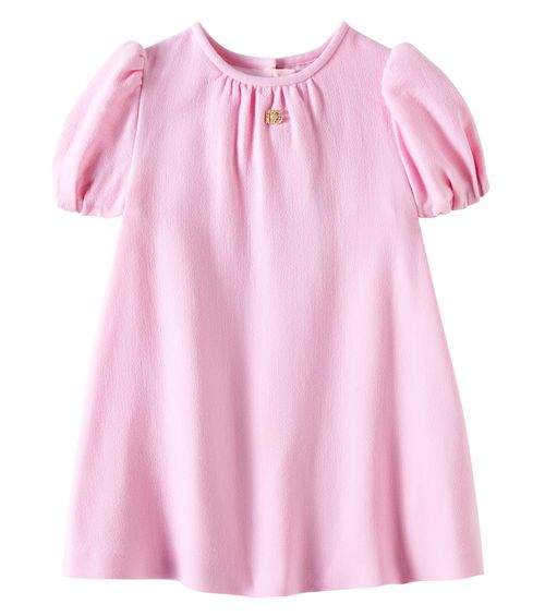 Dolce & Gabbana Kids Gathered wool dress