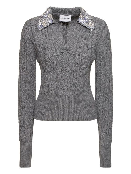 Cropped Knitted Polo