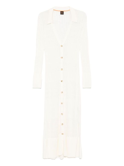 BOSS V-neck dress - White