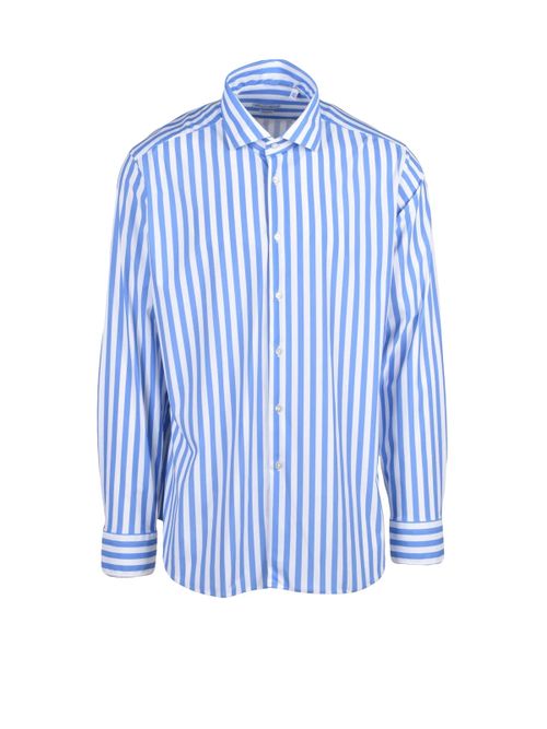 Multicolor Striped Stretch Shirt