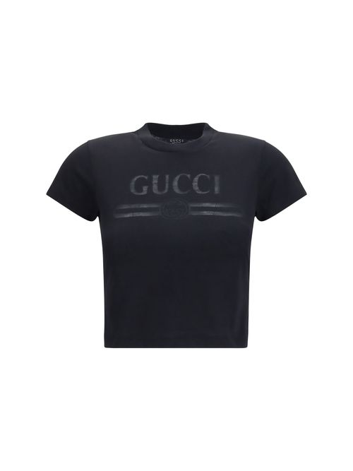 Logo Devoré T-Shirt — Black